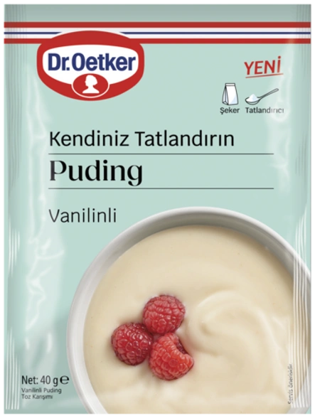 Dr. Oetker Kendiniz Tatlandırın Vanilinli Puding