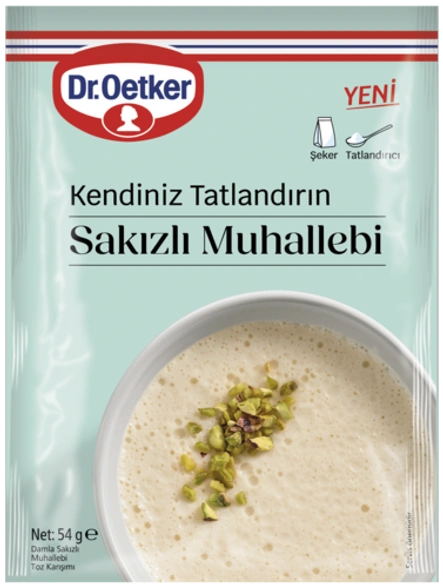 Dr. Oetker Kendiniz Tatlandırın Sakızlı Muhallebi