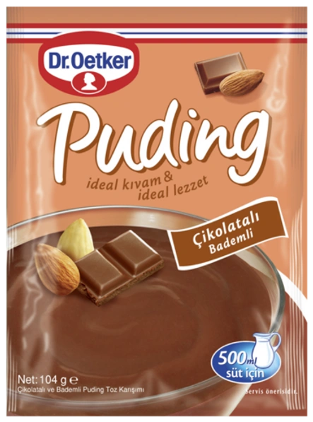 Dr. Oetker Çikolatalı Bademli Puding