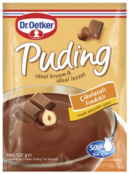 Dr. Oetker Çikolatalı Fındıklı Puding