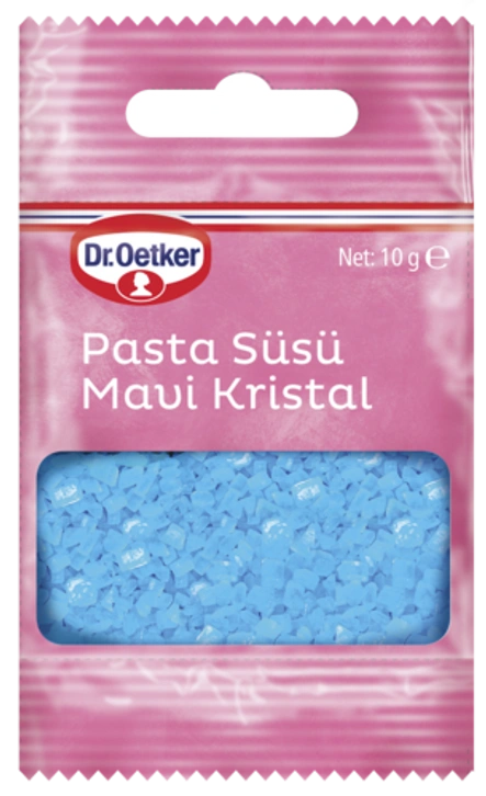Dr. Oetker Pasta Süsü - Mavi Kristal