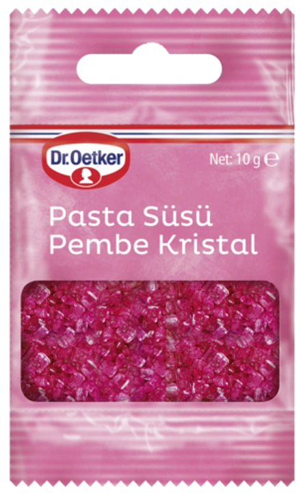 Dr. Oetker Pasta Süsü - Pembe Kristal