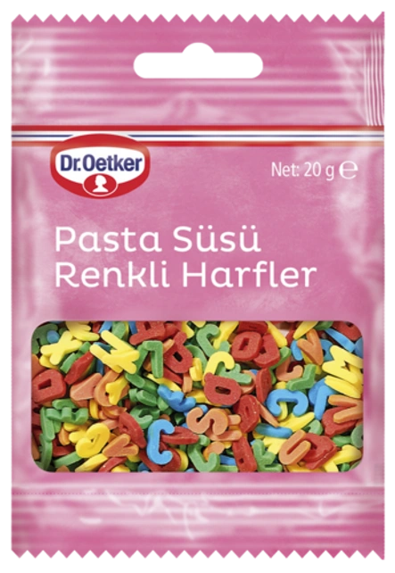 Dr. Oetker Pasta Süsü - Renkli Harfler